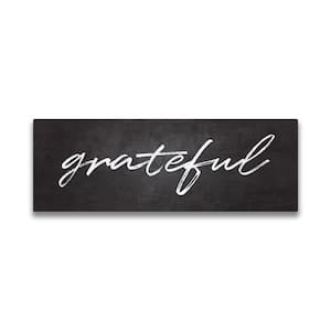 "Grateful" by WGI Gallery Unframed Thanksgiving Art Print 7 in. x 20 in.