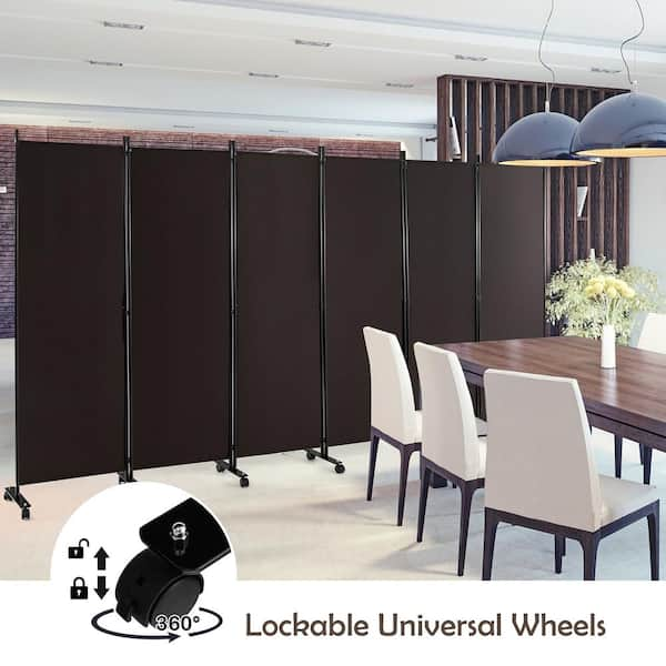 36 x 72 Portable Acrylic Divider with Wood Frame and Locking Casters –  Braeside Displays