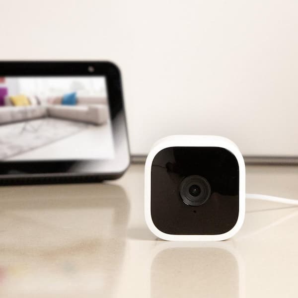 Mini Indoor Wired 1080p Wi-Fi Security Camera - White (2-Pack)