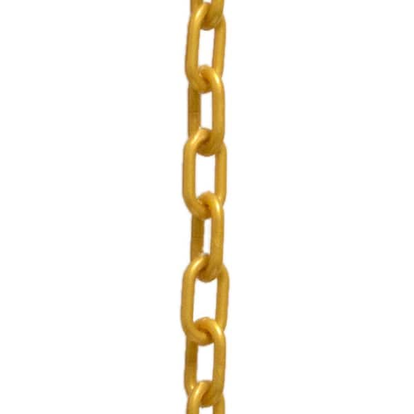 3 in. (#10, 76 mm) x 25 ft. Gold Plastic Chain