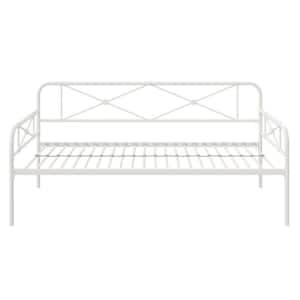RealRooms Allysa Metal Daybed, Twin. White