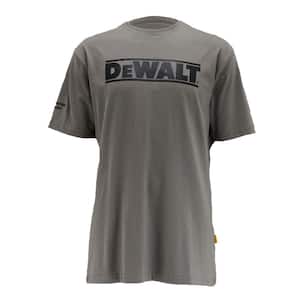 DEWALT Men's XL Charcoal Cotton Polyester Short Sleeve Tee Shirt