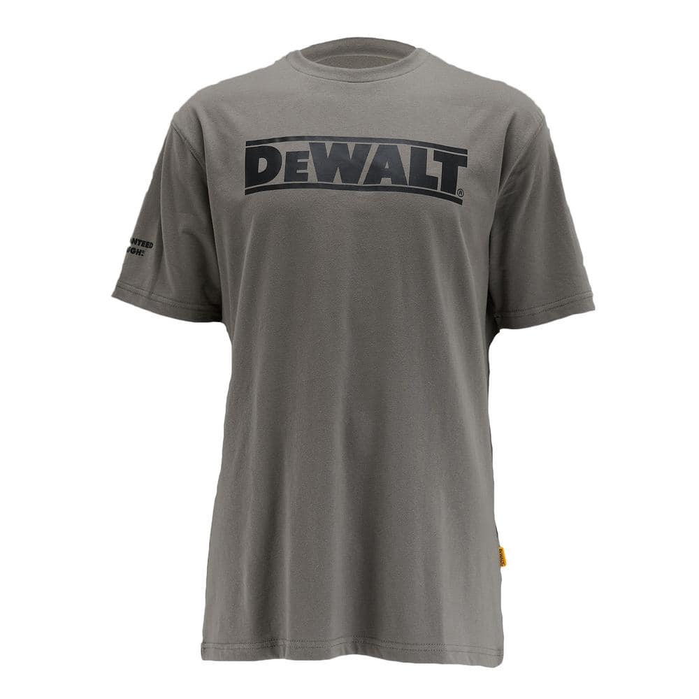 Men's Medium Charcoal Cotton Polyester Short Sleeve Tee Shirt with Logo price history on PriceWatchPro