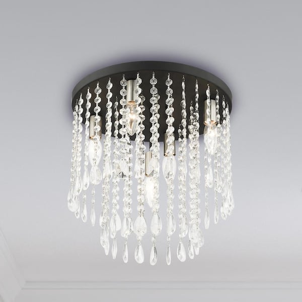 Elizabeth crystal outlet flush mount