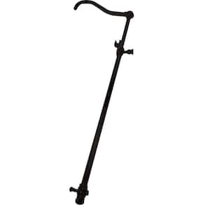 Vintage 60 in. Riser with 17 in. Shower Arm in Oil Rubbed Bronze