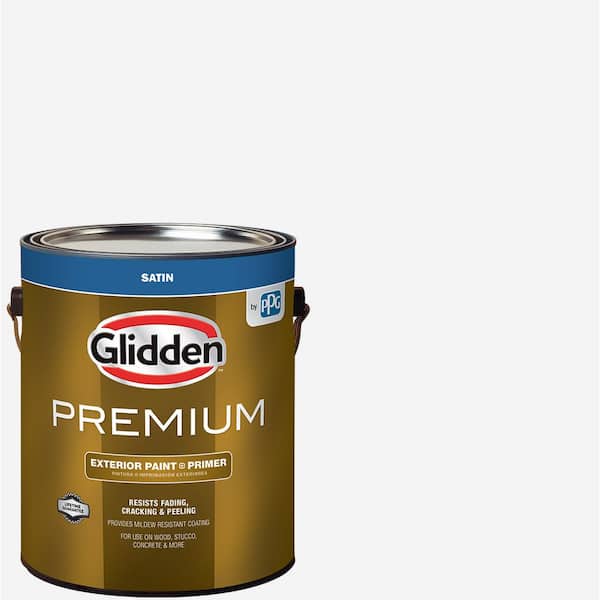 Glidden Premium 1 gal. Satin Latex Exterior Paint