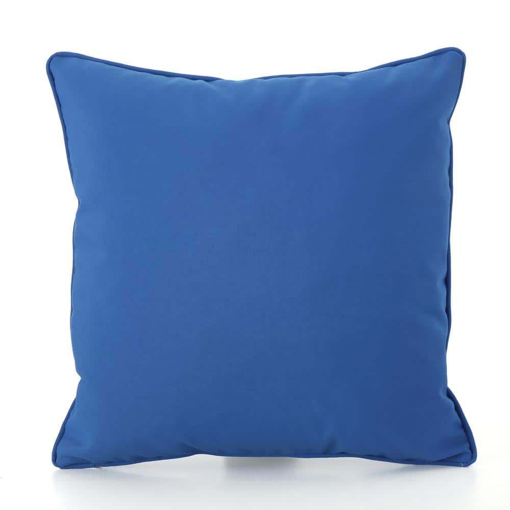 18 in. Outdoor Water Resistant Fabric Bolster Pillow for Outdoor Patio Soft