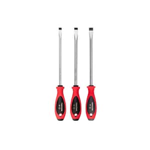 Slotted Screwdriver Set - 8 in. Shanks, 3-Piece (10-14 mm)