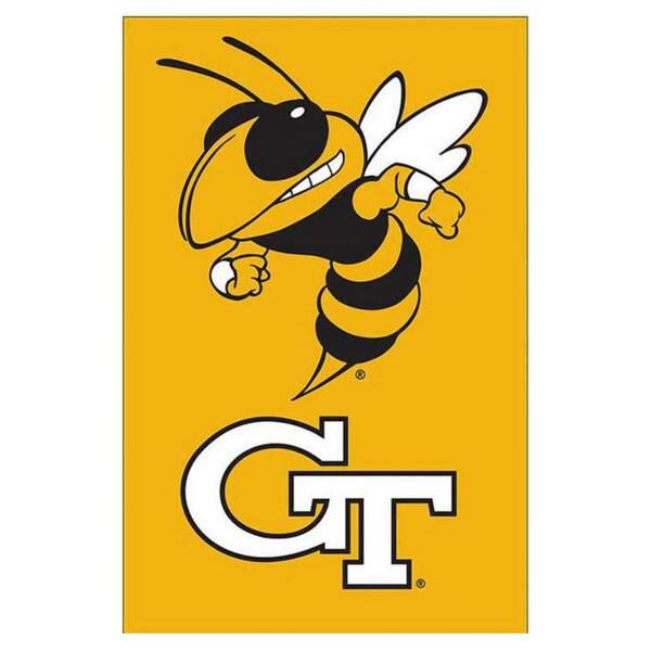 Fan Essentials NCAA 1 ft. x 1-1/2 ft. Georgia Tech 2-Sided Garden Flag