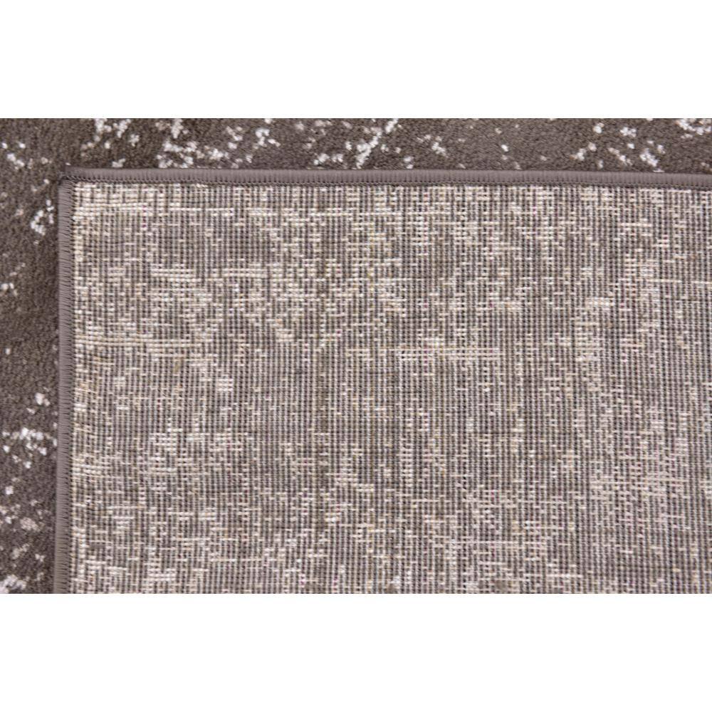 Casino Sofia 6' 1" Square Brown Indoor Easy-Care Rug