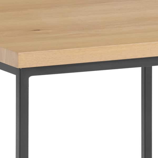 Lavish Home 23 in. 3-Piece Walnut-Finished Rectangle MDF Nesting
