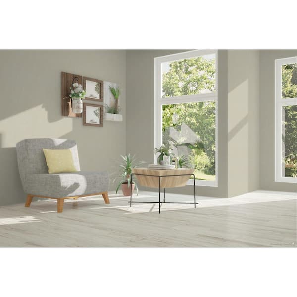 Llewelyn-Bowen Off The Wall Cream/White Damask Sauvage Flocked Finish Non-Pasted Non-Woven Wallpaper Sample