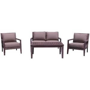 Bridgeport II 4-Piece Loveseat Group Includes: 1 Loveseat, 1 Coffee Table and 2 Club Chairs
