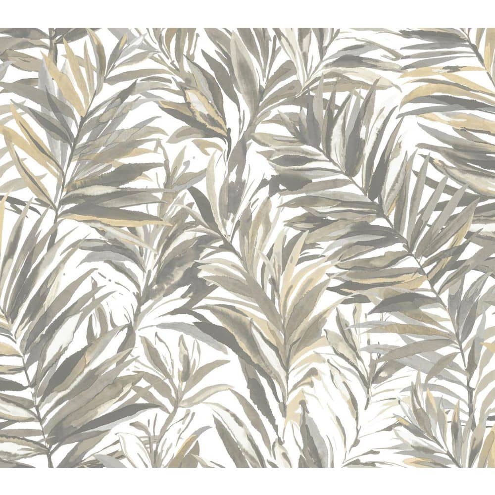Grey Swaying Palms Neutral Non-Pasted Non-Woven Matte Wallpaper price history on PriceWatchPro