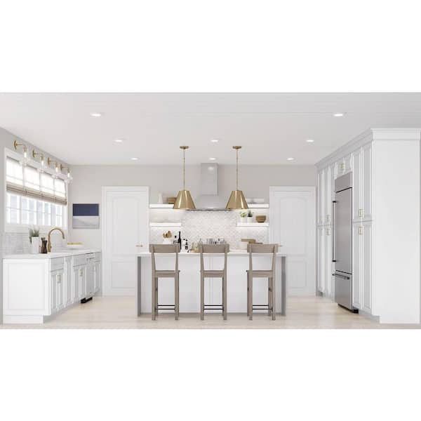 Hampton Bay Hampton/Shaker 48 in. W x 34.5 in. H x 0.1875 in. D