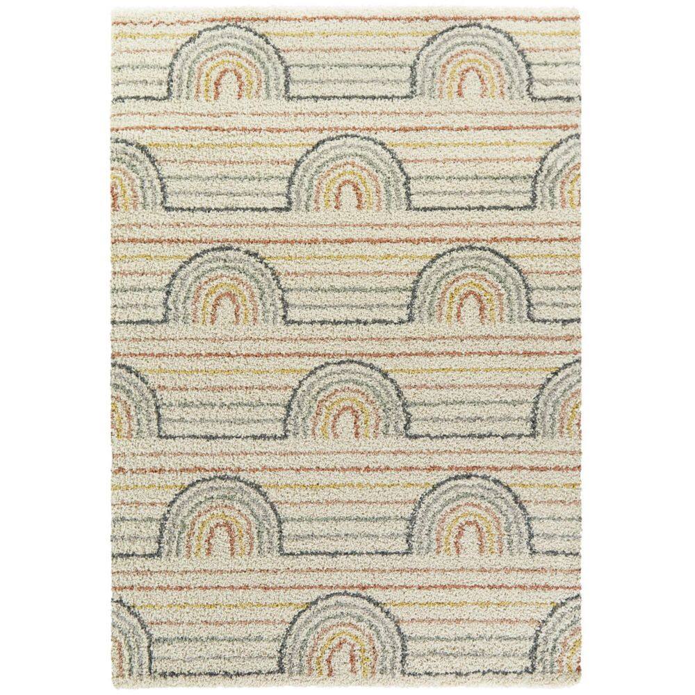 Himalaya Sherpa-Inspired Cream 4'x6' Easy-Care Kids Area Rug