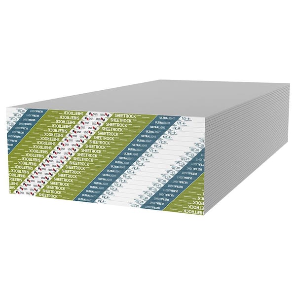 1/2 in. x 4 ft. x 8 ft. UltraLight Drywall