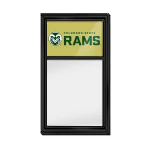 31.0 in. x 17.5 in. Colorado State Rams Plastic Dry Erase Note Board