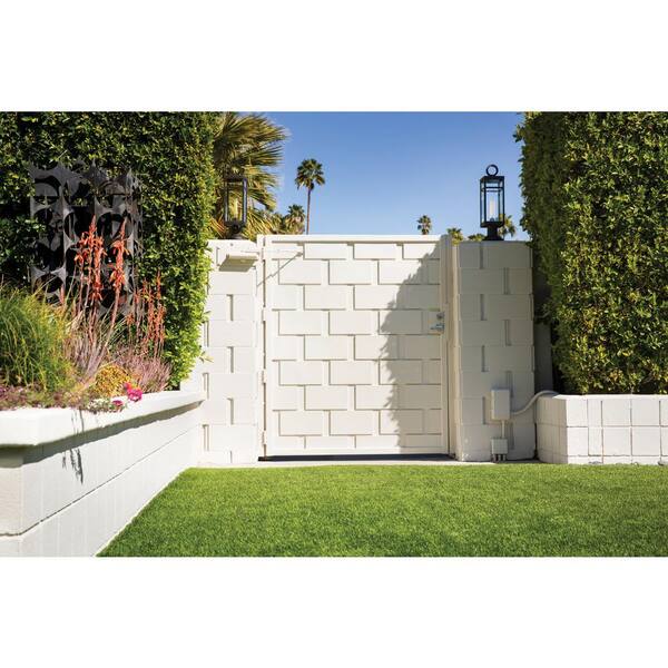 HINKLEY - Porter 1-Light Aged Zinc Outdoor Post Mount Light