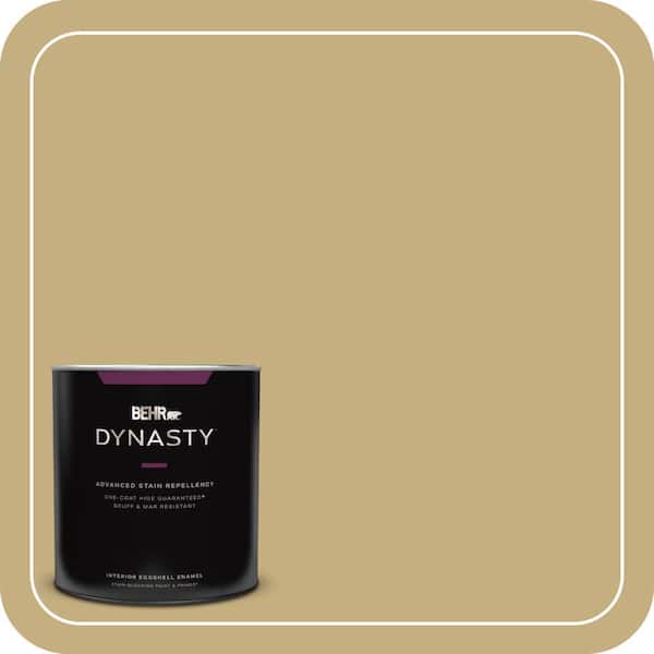 BEHR DYNASTY 1 qt. #MQ2-29 Cliff Ridge One-Coat Hide Eggshell Enamel Interior Stain-Blocking Paint and Primer
