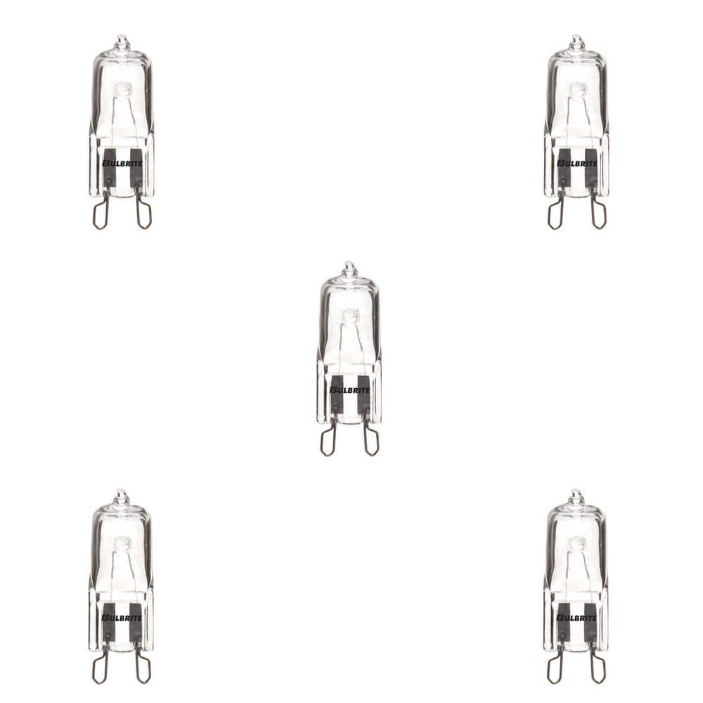 T4 G9 Bi-pin Clear Dimmable Halogen Bulb, 35W