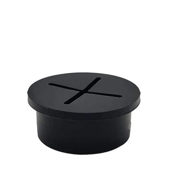 Flexible Silicone Cable Cord Grommet 3/4 Inch Rubber Wire Management for TV Console and Furniture Black 10 Pcs