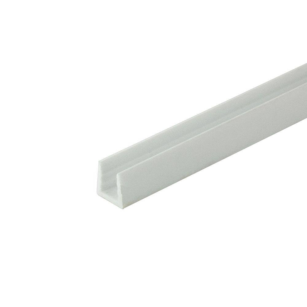 5/16 in. D x 7/32 in. W x 72 in. L White Styrene Plastic U-Channel Moulding Fits 7/32 in. Board, (18-Pack) price history on PriceWatchPro