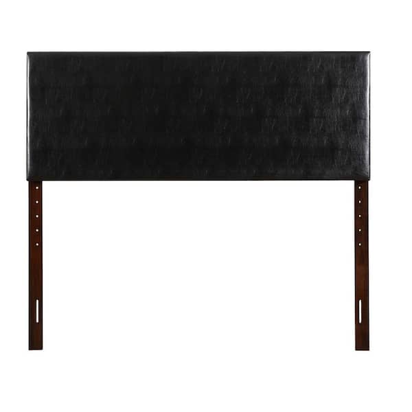 AndMakers Nova Black Full Adjustable Headboard