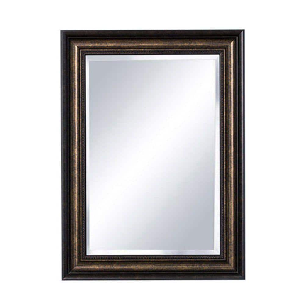 Bellaterra Home Dundee 22.25 in. x 30.25 in. Framed Mirror Surface ...