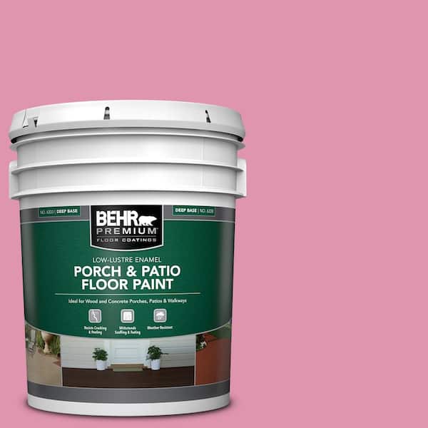 5 gal. #P130-4 Its a Girl Low-Lustre Enamel Interior/Exterior Porch and Patio Floor Paint