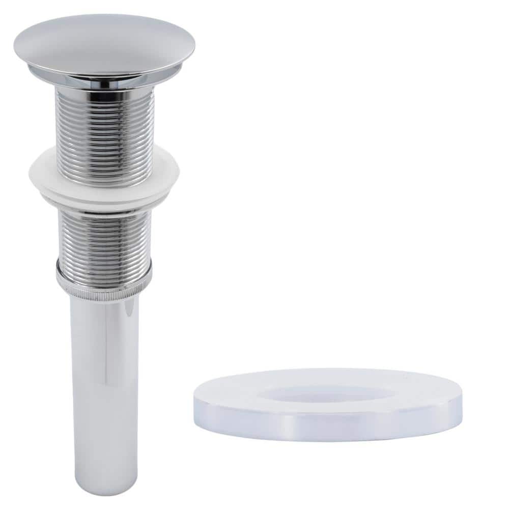 1-5/8 in. Bathroom Vessel Vanity Sink Umbrella Drain Without Overflow with Matching Mounting Ring in Chrome price history on PriceWatchPro