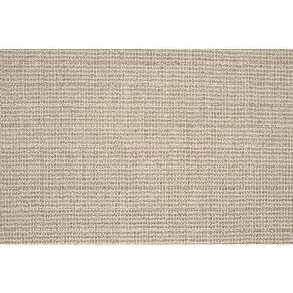 Natural Harmony Modish Outlines Oyster Custom Rug with Pad
