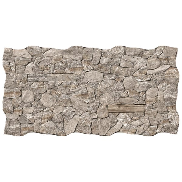 Merola Tile Caldera Castle Canto 6-1/4 in. x 12-1/2 in. Porcelain Floor and Wall Take Home Tile Sample