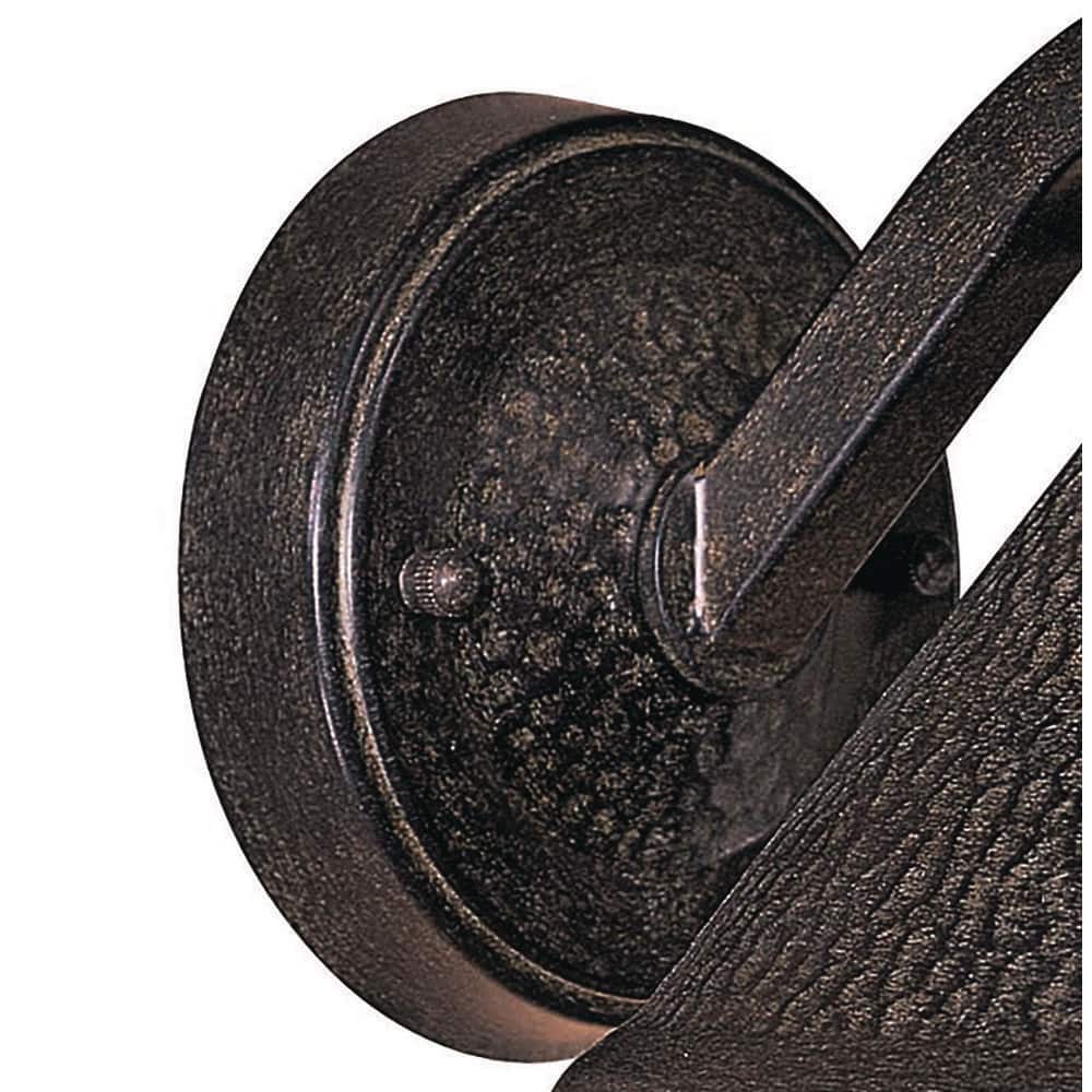 Aspen Bronze Dimmable Outdoor Wall Light, 13" Direct Wired