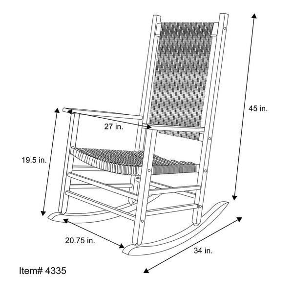 hampton porch rocker