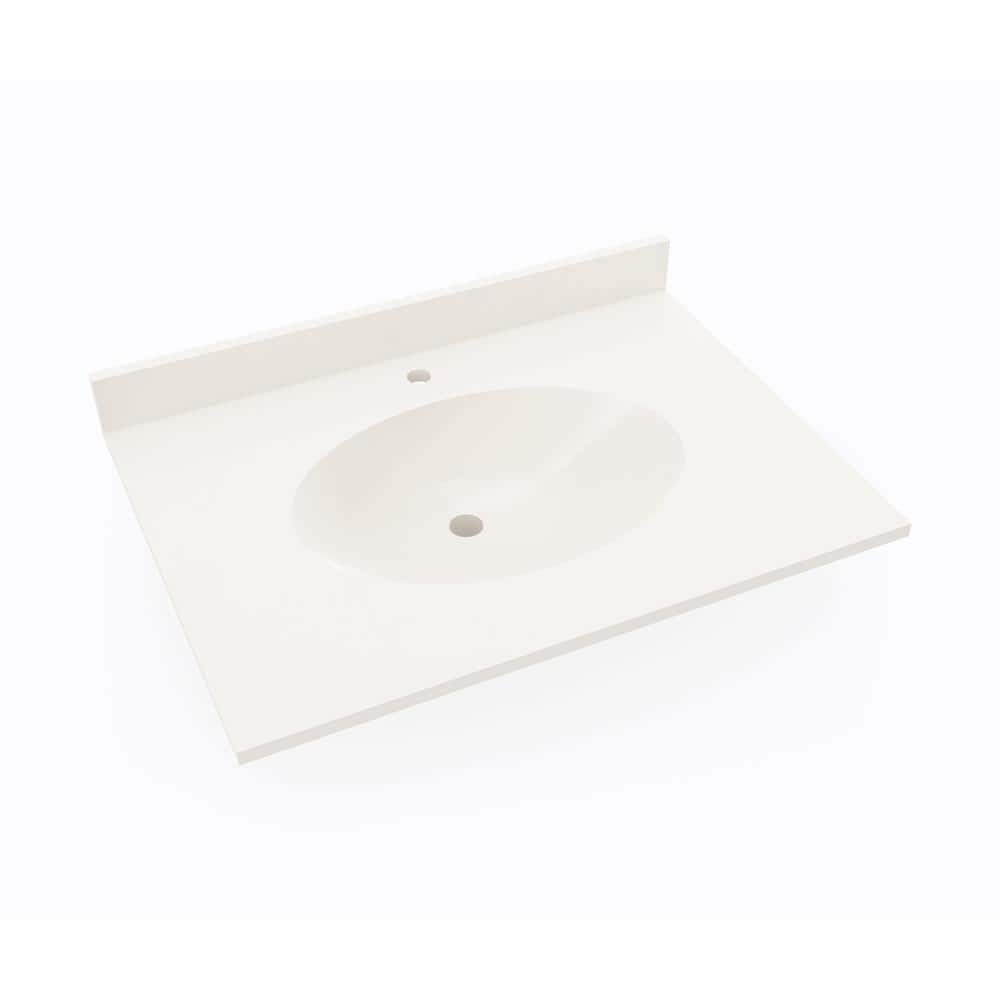 31'' Bisque Solid Surface Single Sink Vanity Top