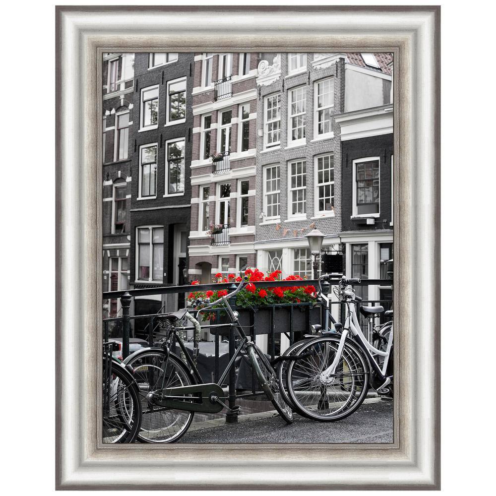 Amanti Art Salon Silver Picture Frame Opening Size 18x24 in.