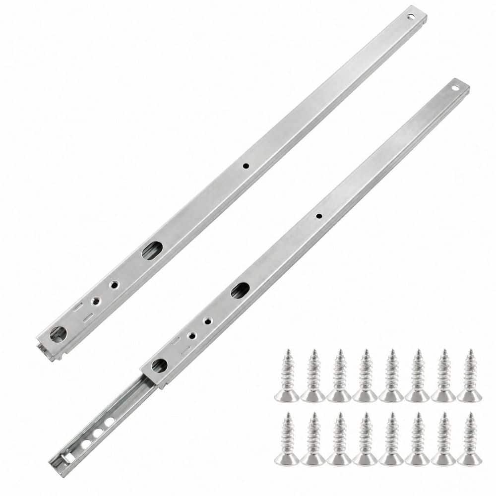 12 in. Galvanized Steel Ball Bearing Undermount Soft-Close Heavy Duty Drawer Slides 2pcs for Kitchen Cabinet price history on PriceWatchPro