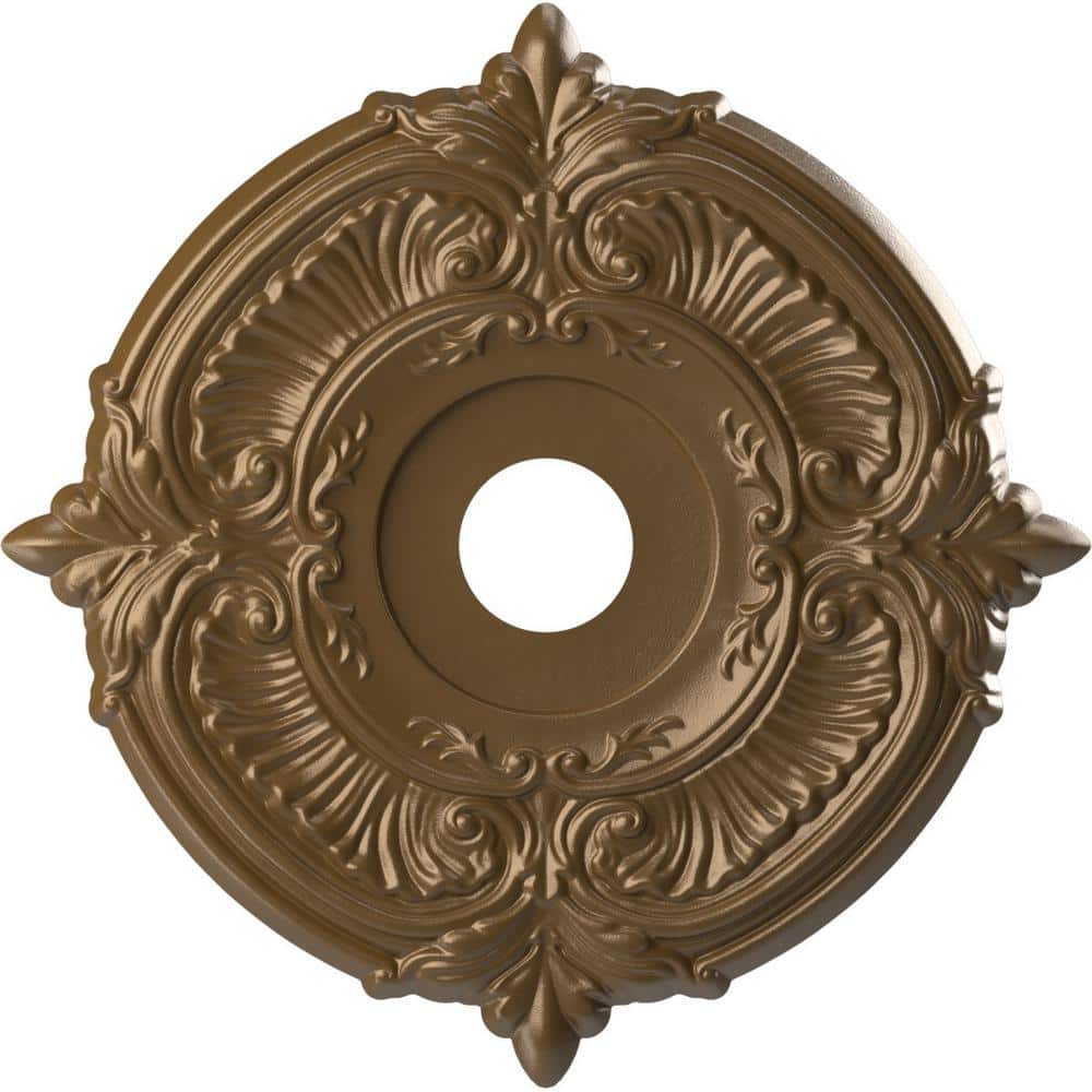 19 in. O.D. x 3-1/2 in. I.D. x 1 in. P Attica Thermoformed PVC Ceiling Medallion in Metallic Champagne Bronze price history on PriceWatchPro