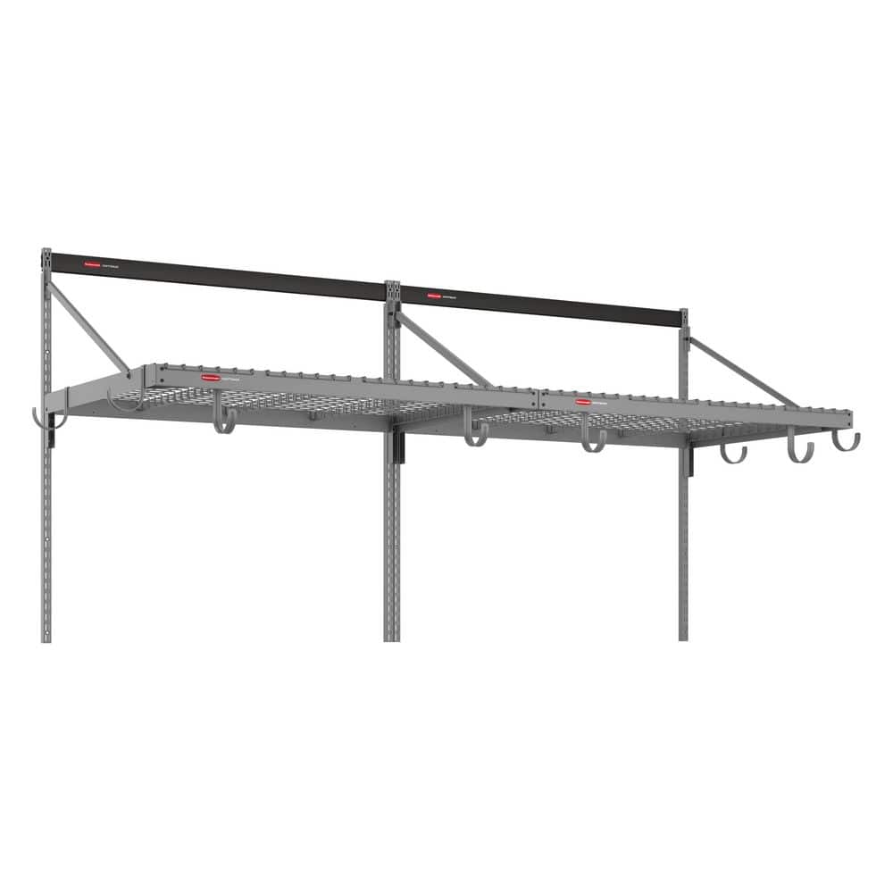 Fast Track 96 in. W Steel Track Systems - Overhead Storage System Double Platform in Gray (1-Pack) price history on PriceWatchPro