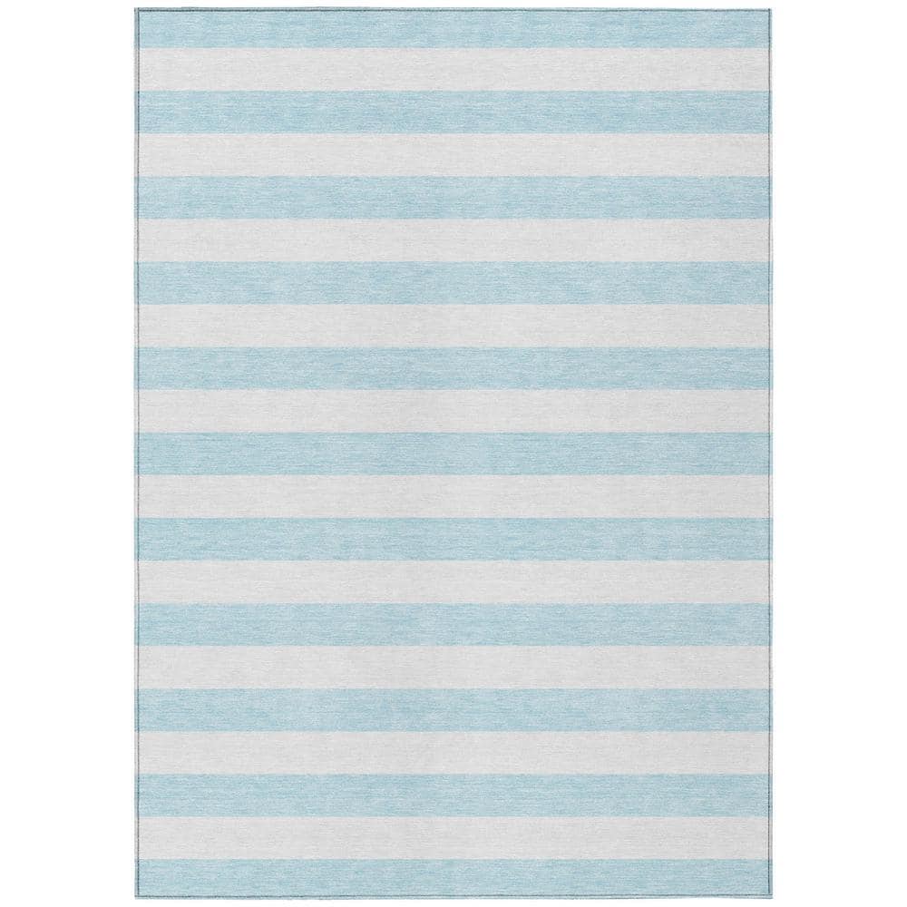 Chantille ACN528 Sky 8 ft. x 10 ft. Machine Washable Indoor/Outdoor Geometric Area Rug price history on PriceWatchPro