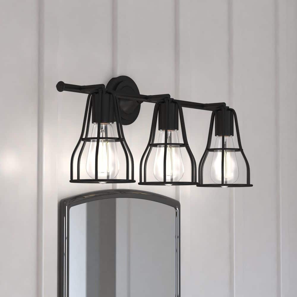 Clybourn Adjustable 3-Light Vanity in Oil Rubbed Bronze