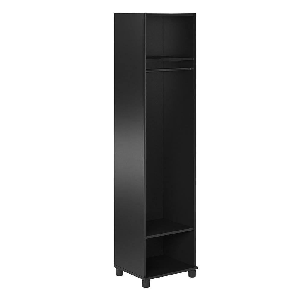 Colwyn 18 in. W x 74 in. H x 15 in. D Freestanding Cabinet in Black Oak price history on PriceWatchPro