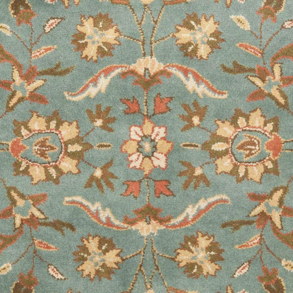 Heritage Blue Hand-Tufted Wool 4' Round Area Rug