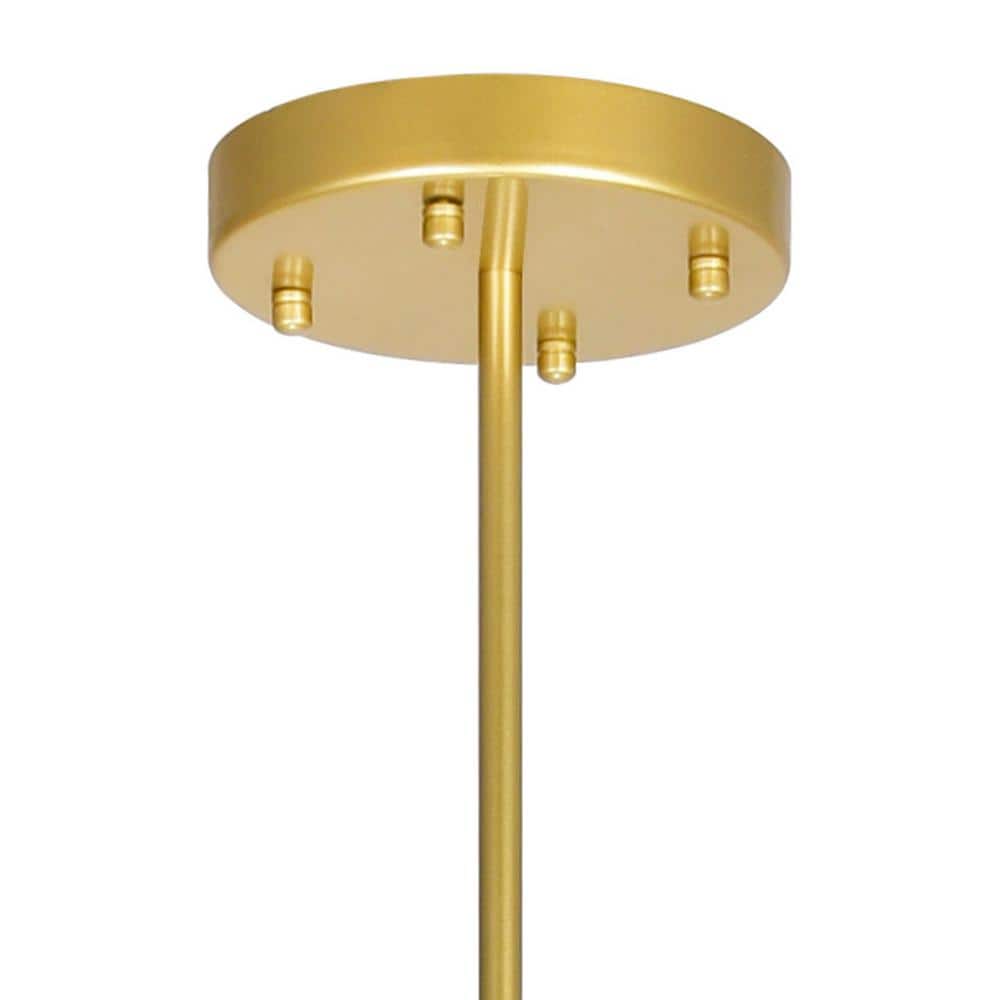 Medallion Gold Sputnik-Inspired 10-Light Metal Chandelier