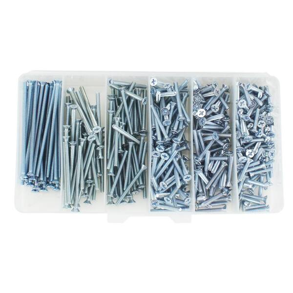 600 PC NUTS & BOLTS NAILS SCREWS ALL-IN-ONE & STORAGE CADDY CASE NEW A MUST-HAVE 