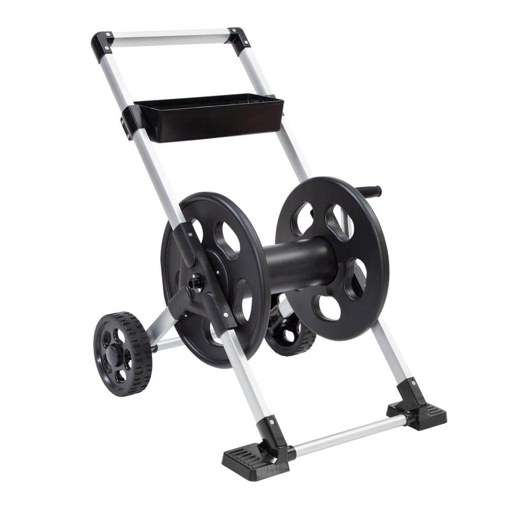 Explorer Aluminum and Resin 2-Wheel Hose Storage Cart