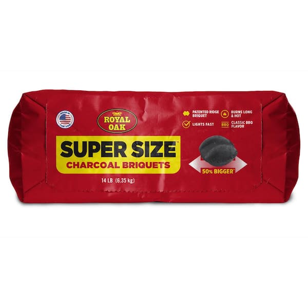 Royal Oak 14 lbs. Charcoal Briquets Super Size 800002199 - The Home Depot