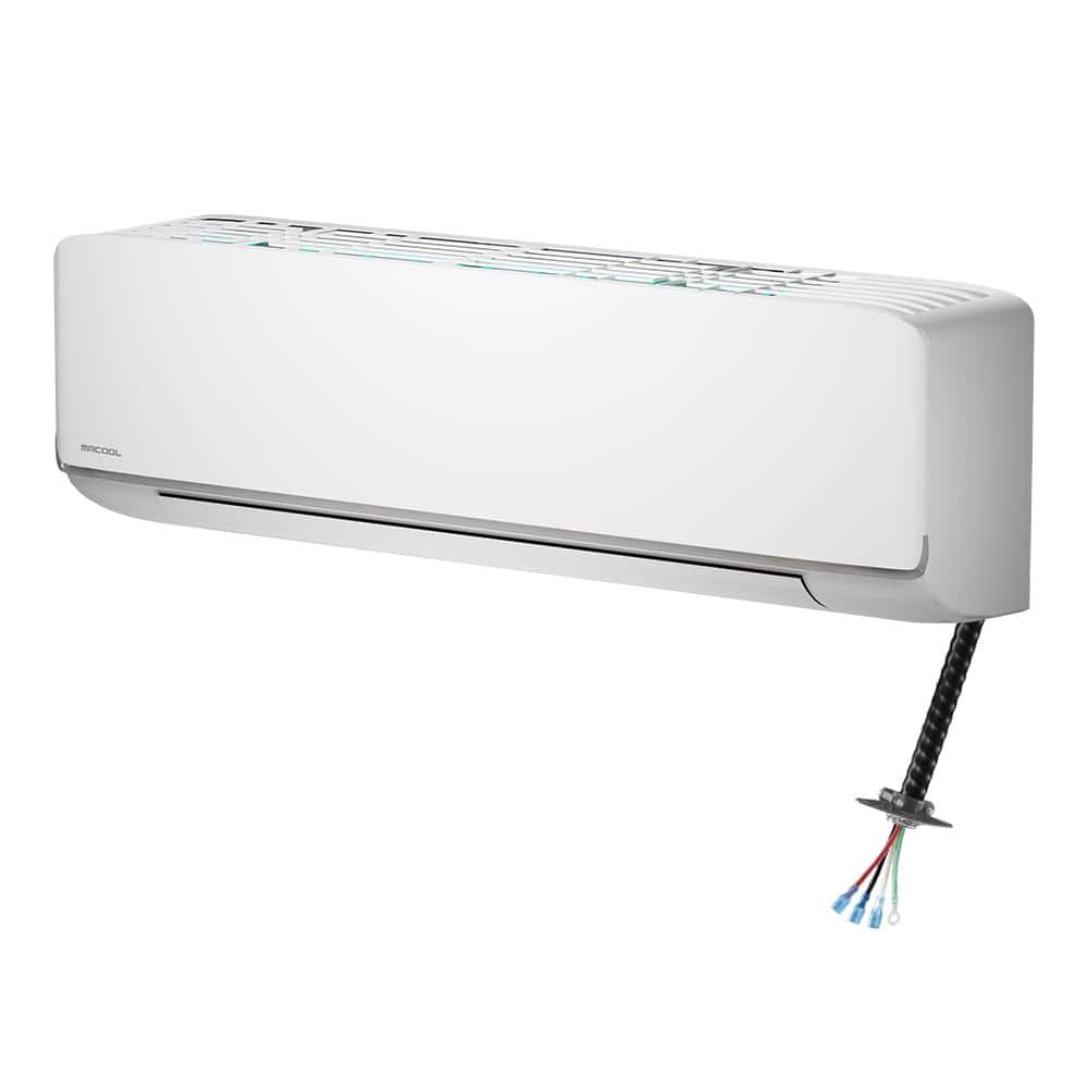 EcoSmart 22k BTU White Dual-Zone Ductless Heat Pump with Smart Controls