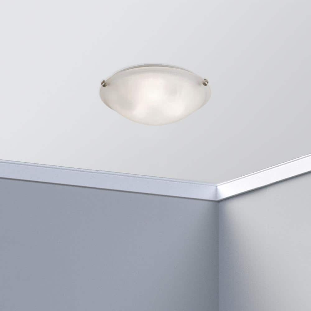 Constellation 16" Brushed Nickel Indoor/Outdoor Flush Mount Light